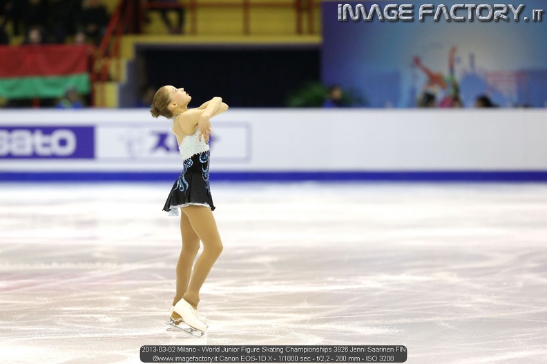 2013-03-02 Milano - World Junior Figure Skating Championships 3826 Jenni Saarinen FIN.jpg